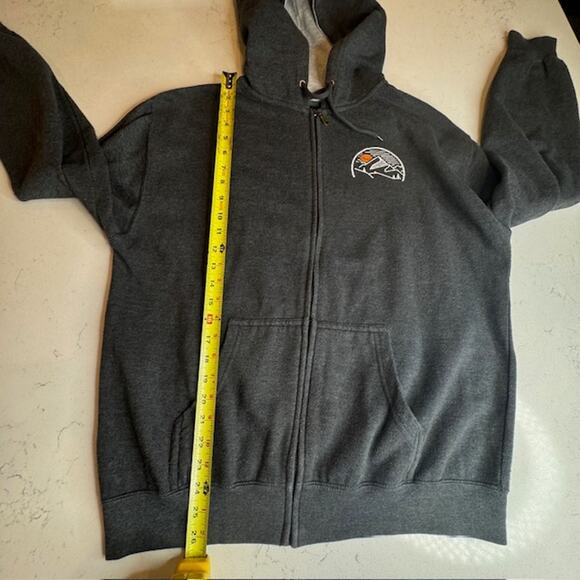 Prairie Mountain Montana Big Sky Gray Hoody Sz Large - Picture 11 of 12